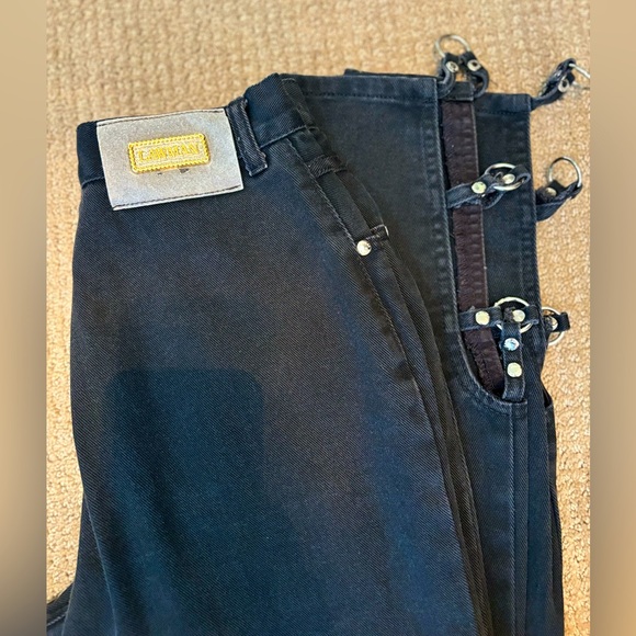 Vintage Lawman Jeans one of a kind with ankle cutouts -...